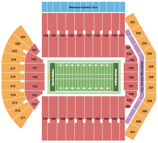 kinnick stadium seating chart
